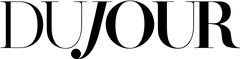 Black 'DUJOUR' logo on a white background