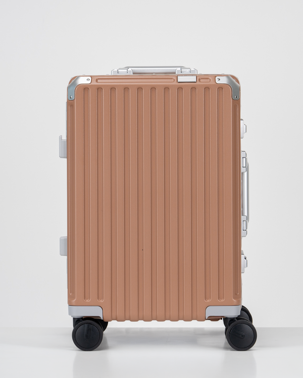 Valence EdgeFrame Carry-On Suitcase, Mocha Mousse Brown