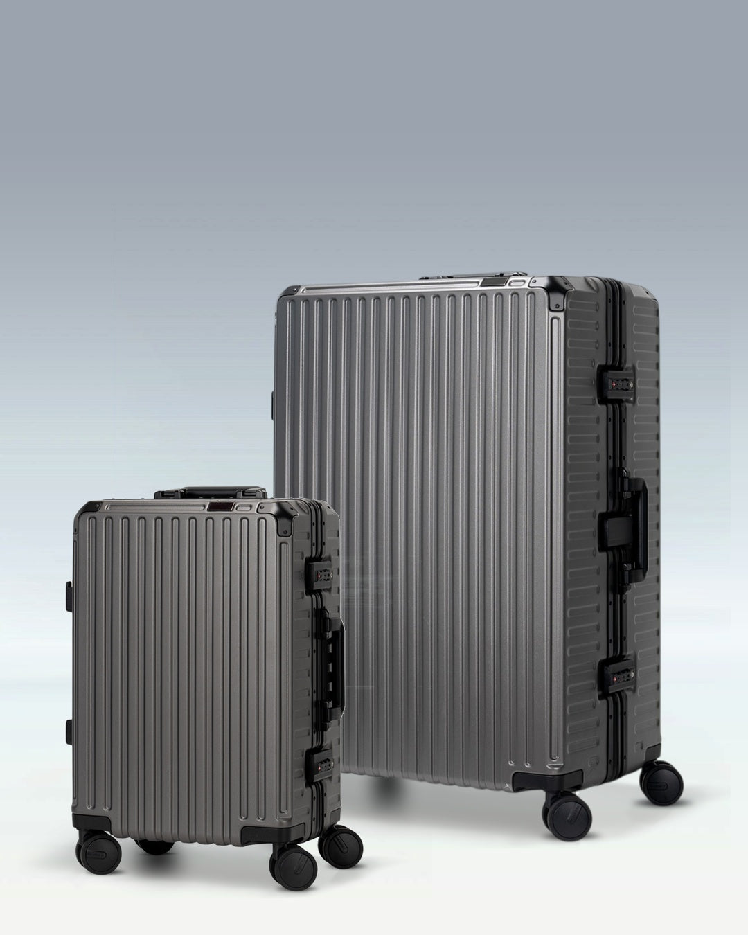 Valence EdgeFrame Luggage Set Dark Gull