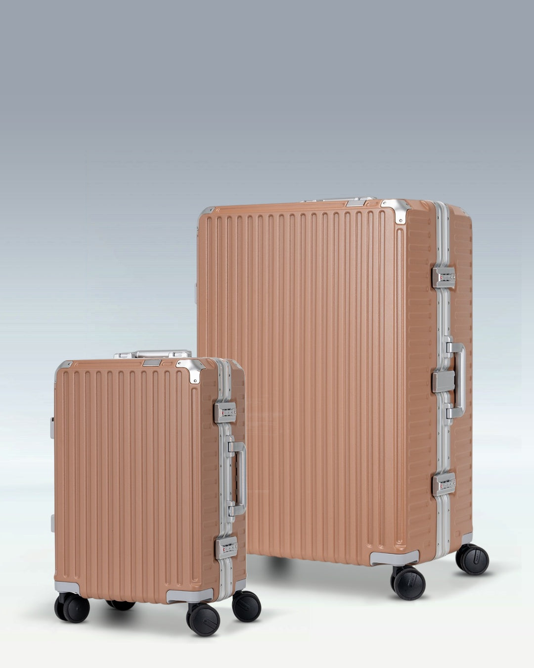 Valence EdgeFrame Luggage Set Mocha Mousse